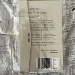 Slightly used iPhone 11 Pro clear case